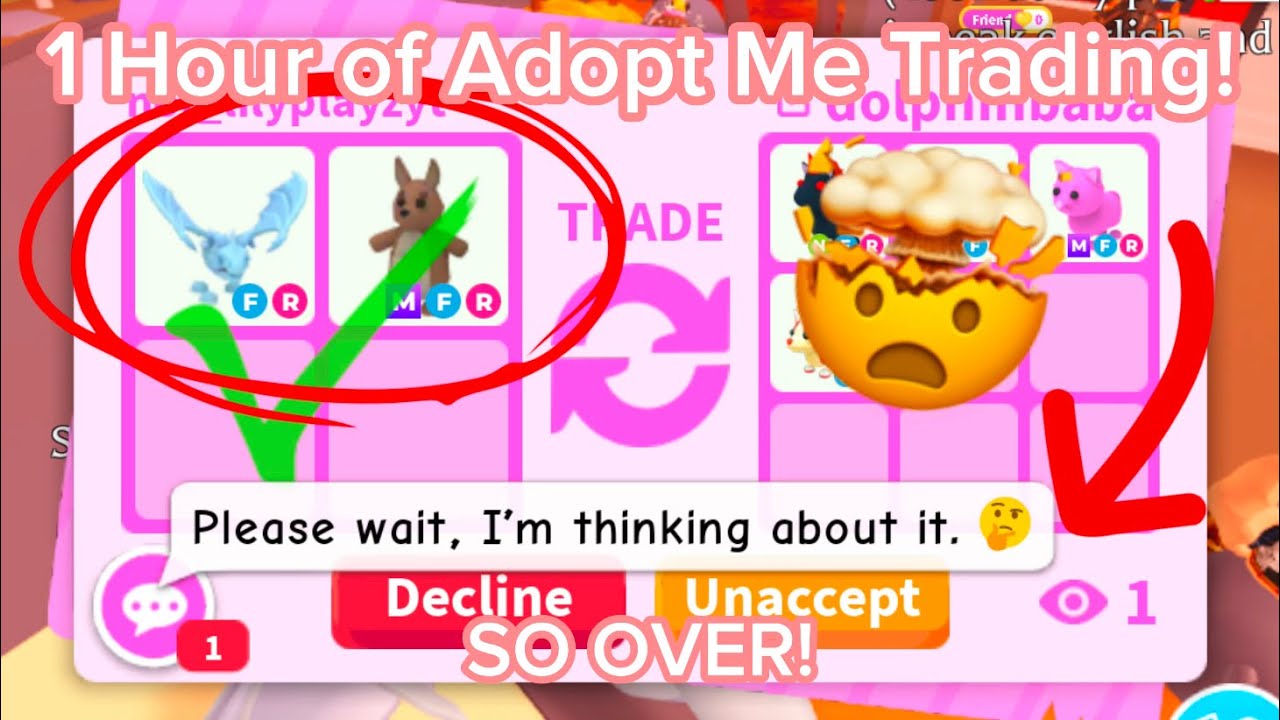 ⭐️1 HOUR of ADOPT ME TRADING!⭐️ High Tier TRADING! Growing My Inventory! Adopt me Roblox! 2025