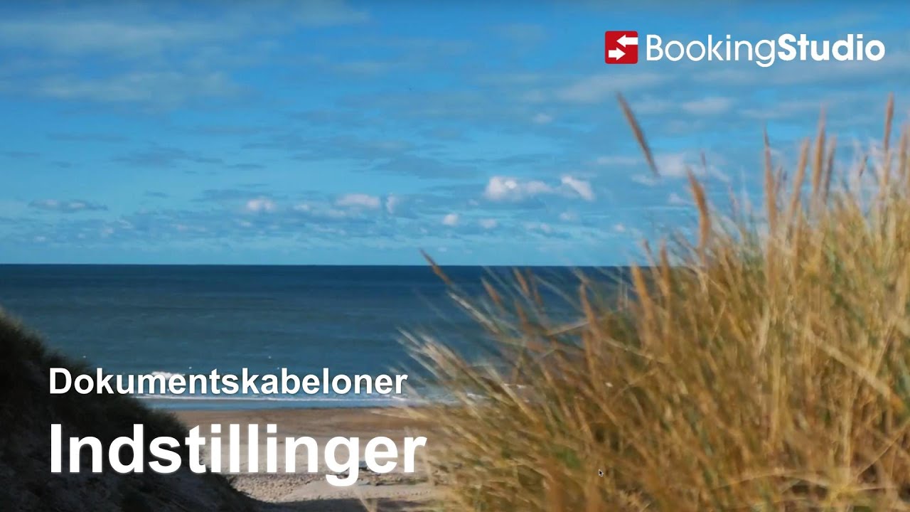 Dokumentskabelon - indstillinger