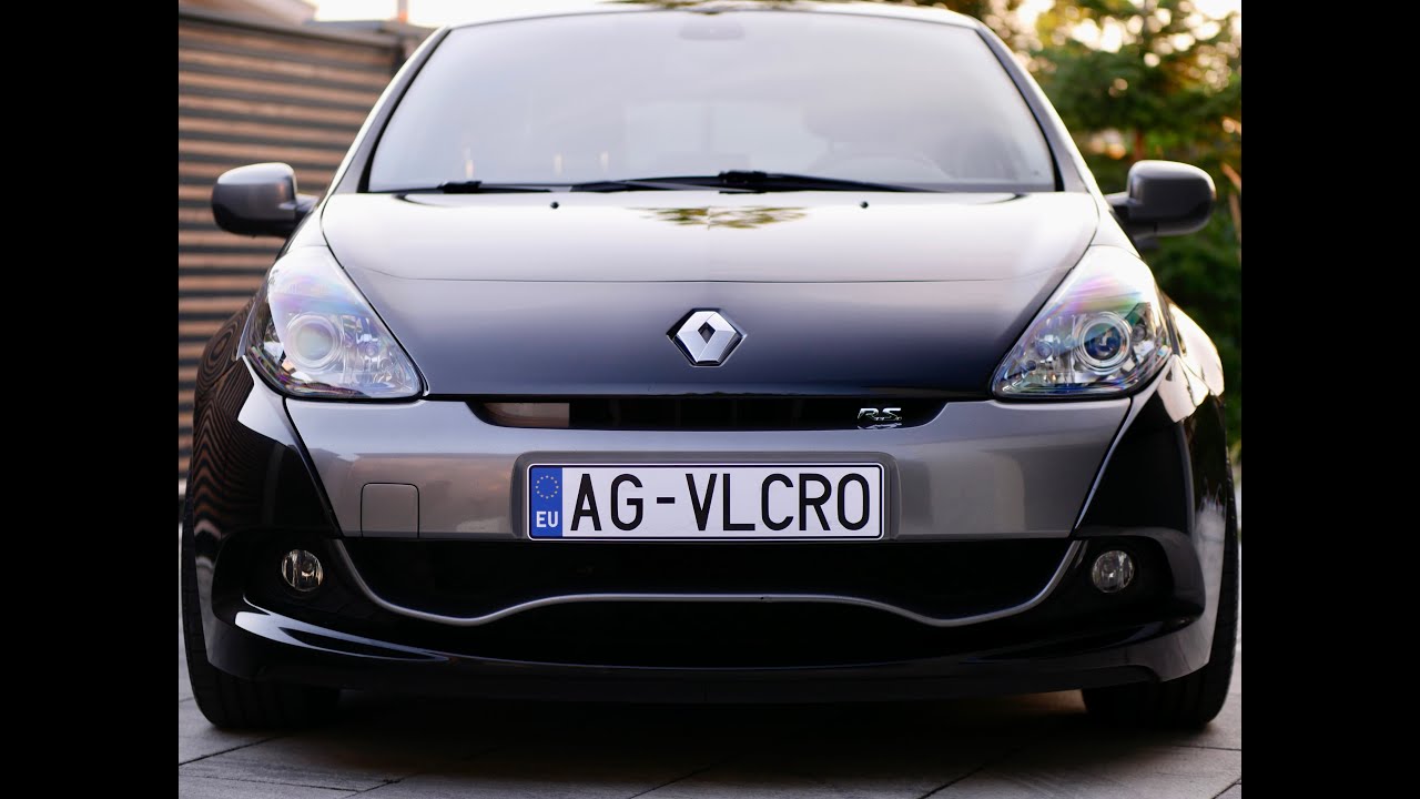 ALTI GIRI VELCRO - inštalácia bezrámového držiaka ŠPZ suchý zips a Clio RS