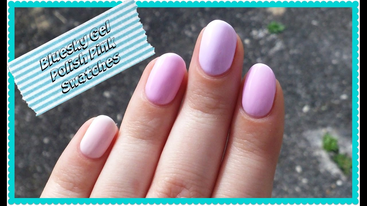 Bluesky Gel Polish Pale Pink Swatches