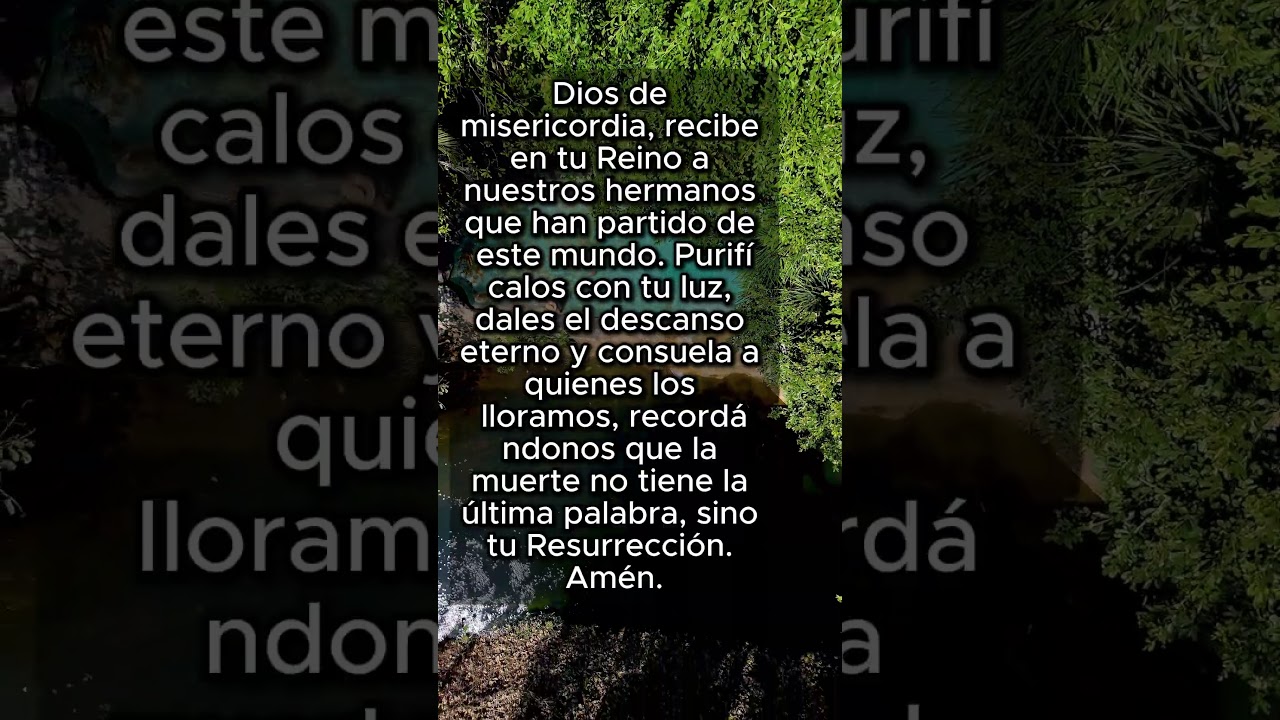 ORACIÓN por los DIFUNTOS 😔🕯️ | Descanso Eterno y Consuelo