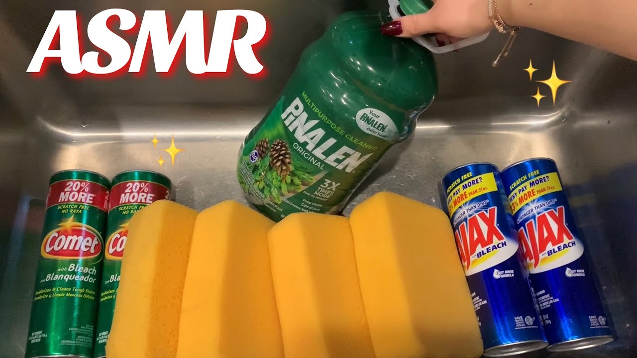 ✨💫 ASMR Comet + Ajax + Pinalen Paste Making!! 💫✨ satisfying sponge squeezing