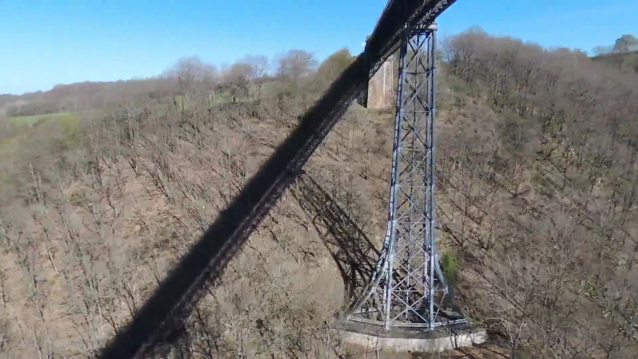 Plat en drone du Viaduc de la Bouble