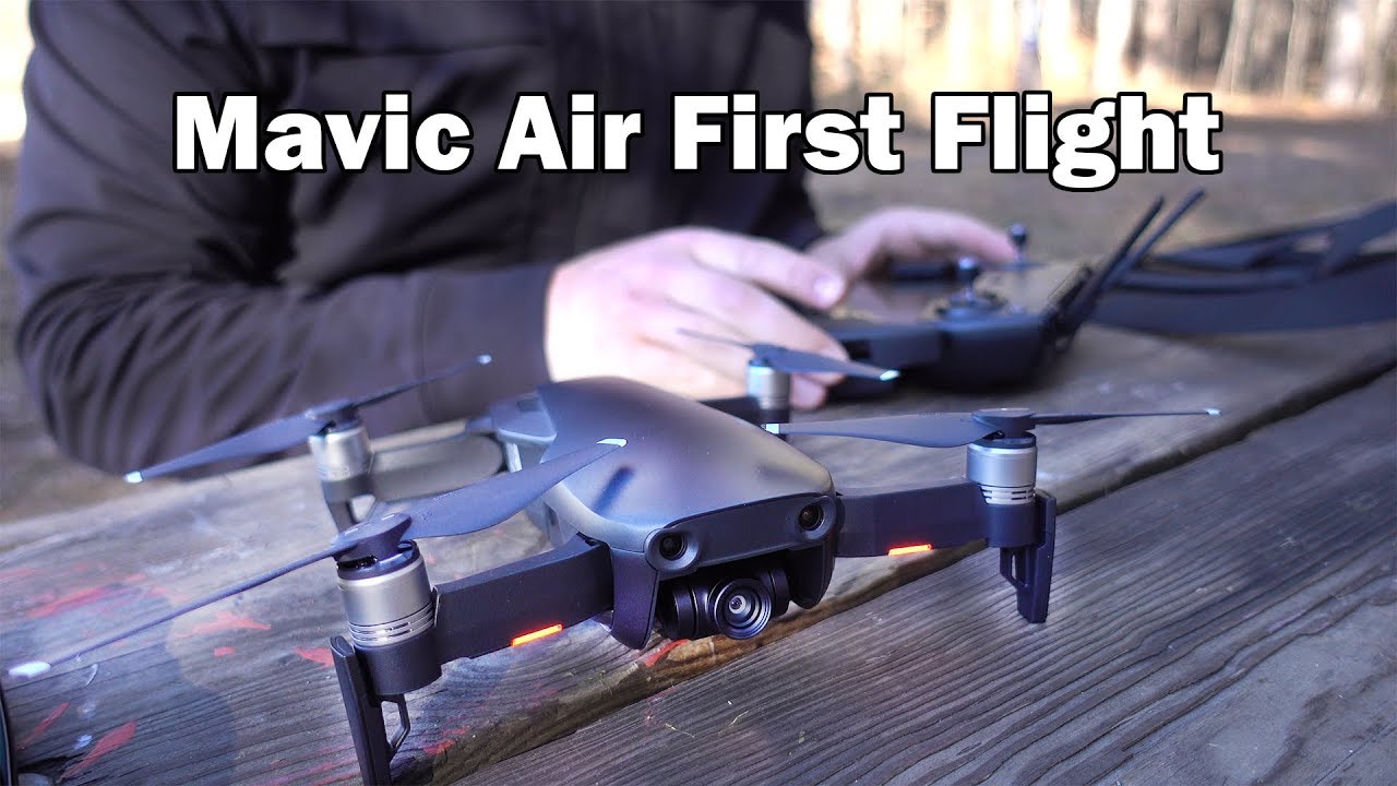Mavic Air от DJI — распаковка и первый полет