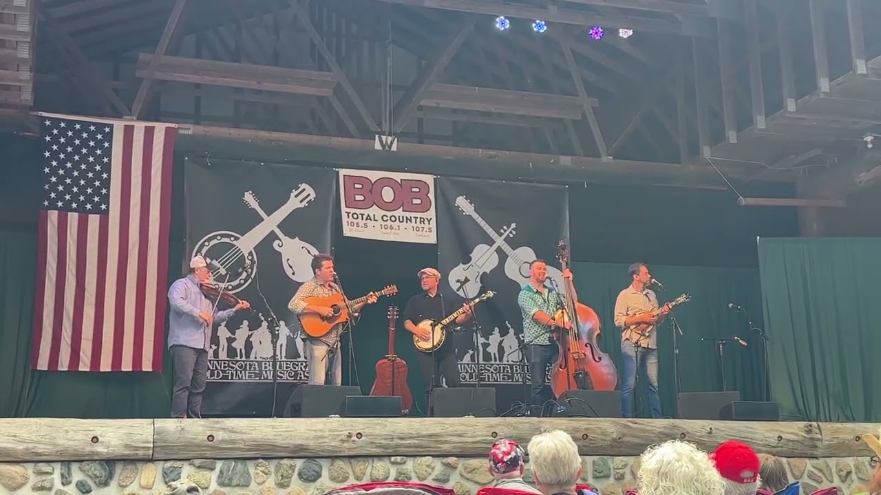 Clay Hess singing with the Ron Block All Stars.