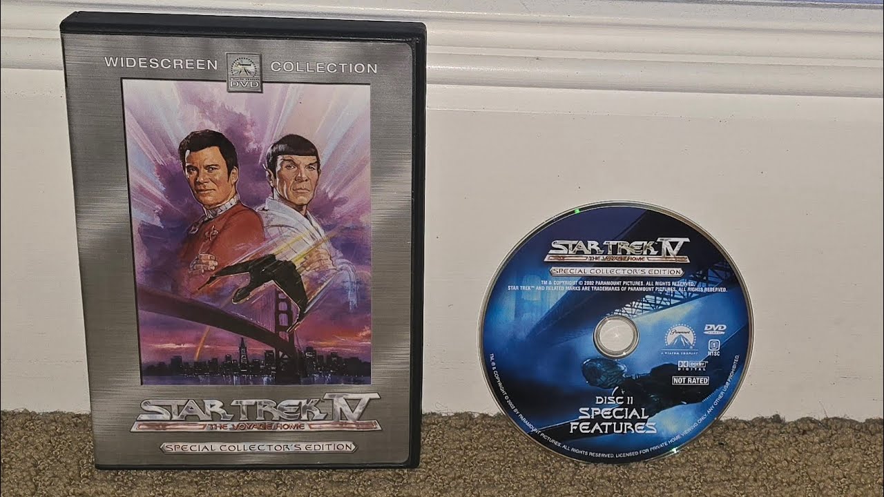 Star Trek IV The Voyage Home USA DVD 2 Walkthrough 4:3 Display (2003)