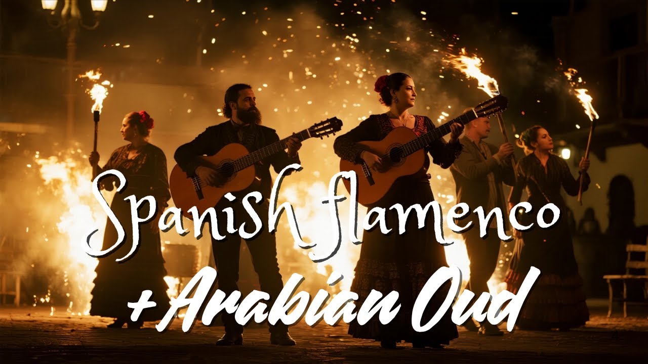Echoes of Al-Andalus - Spanish Guitar & Oud Fusion | Relaxing Flamenco Instrumental