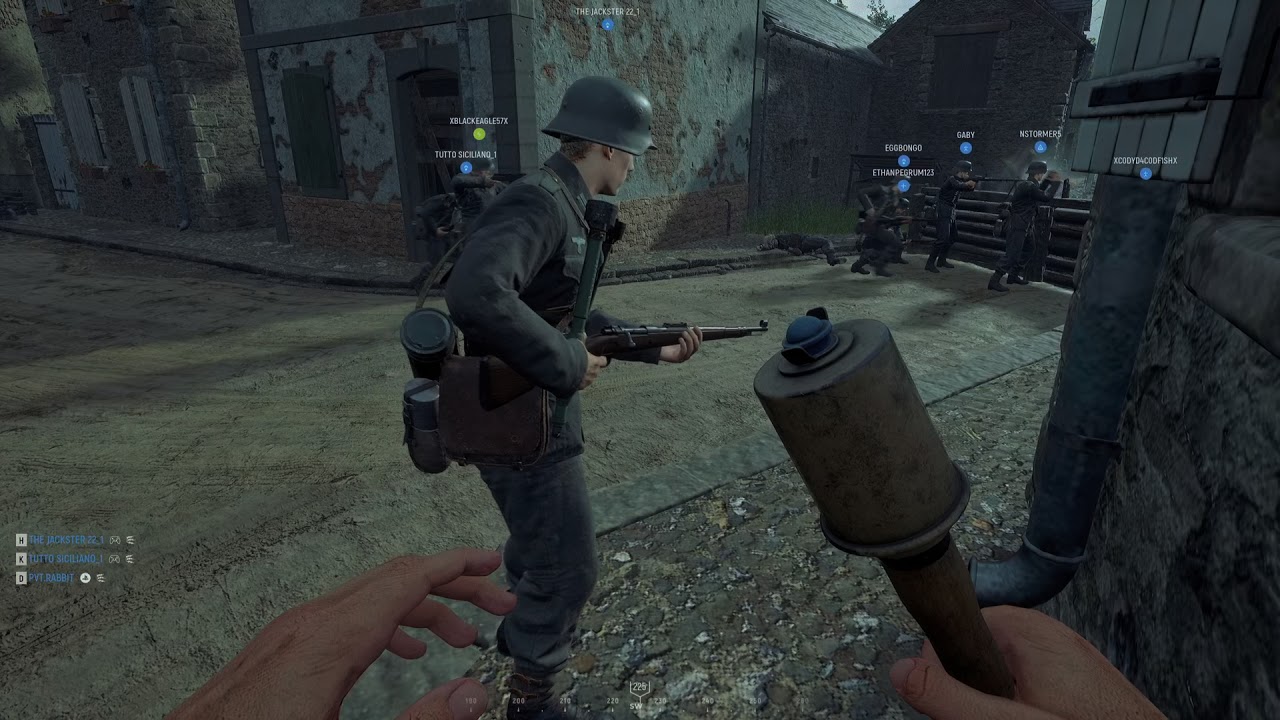 When you get a German server hell let loose