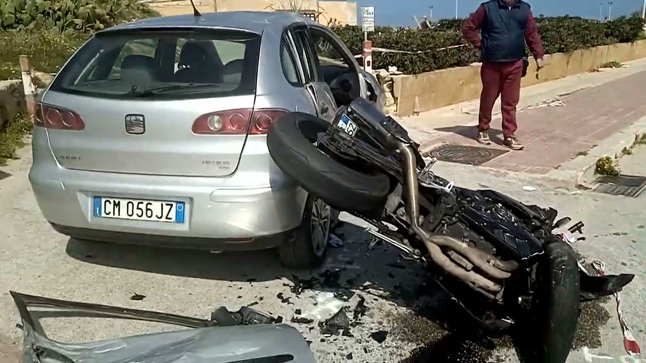 GRAVE INCIDENTE SUL LUNGOMARE DI TRAPANI