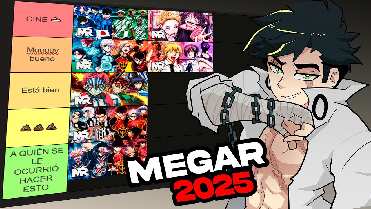 TIERLIST MEGAR 2025 - DIRECTO ANUAL. CHARLAMOS DE LA VIDA
