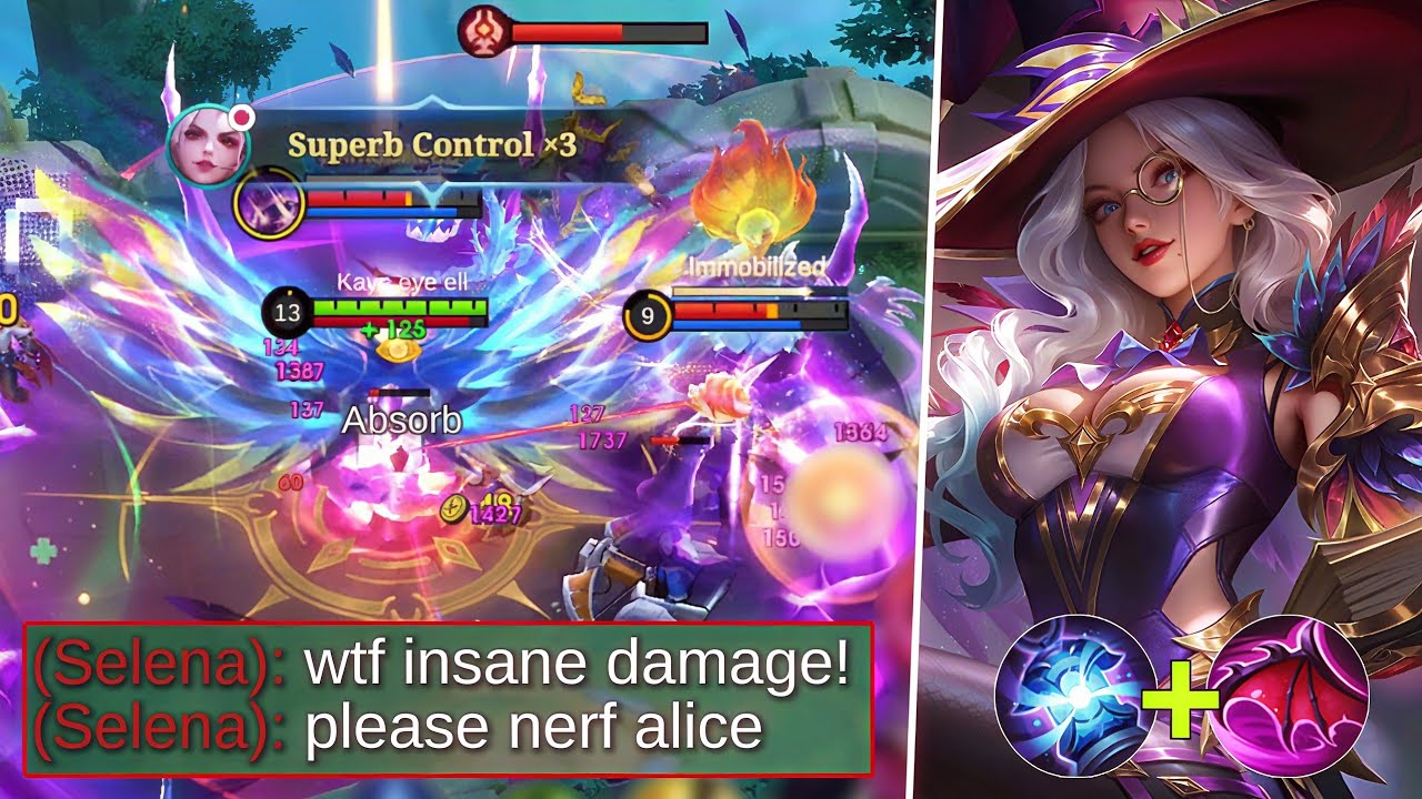 NEW META ALICE INSANE DAMAGE AND SUSTAIN BUILD FOR SOLO RANKED (100% BROKEN)