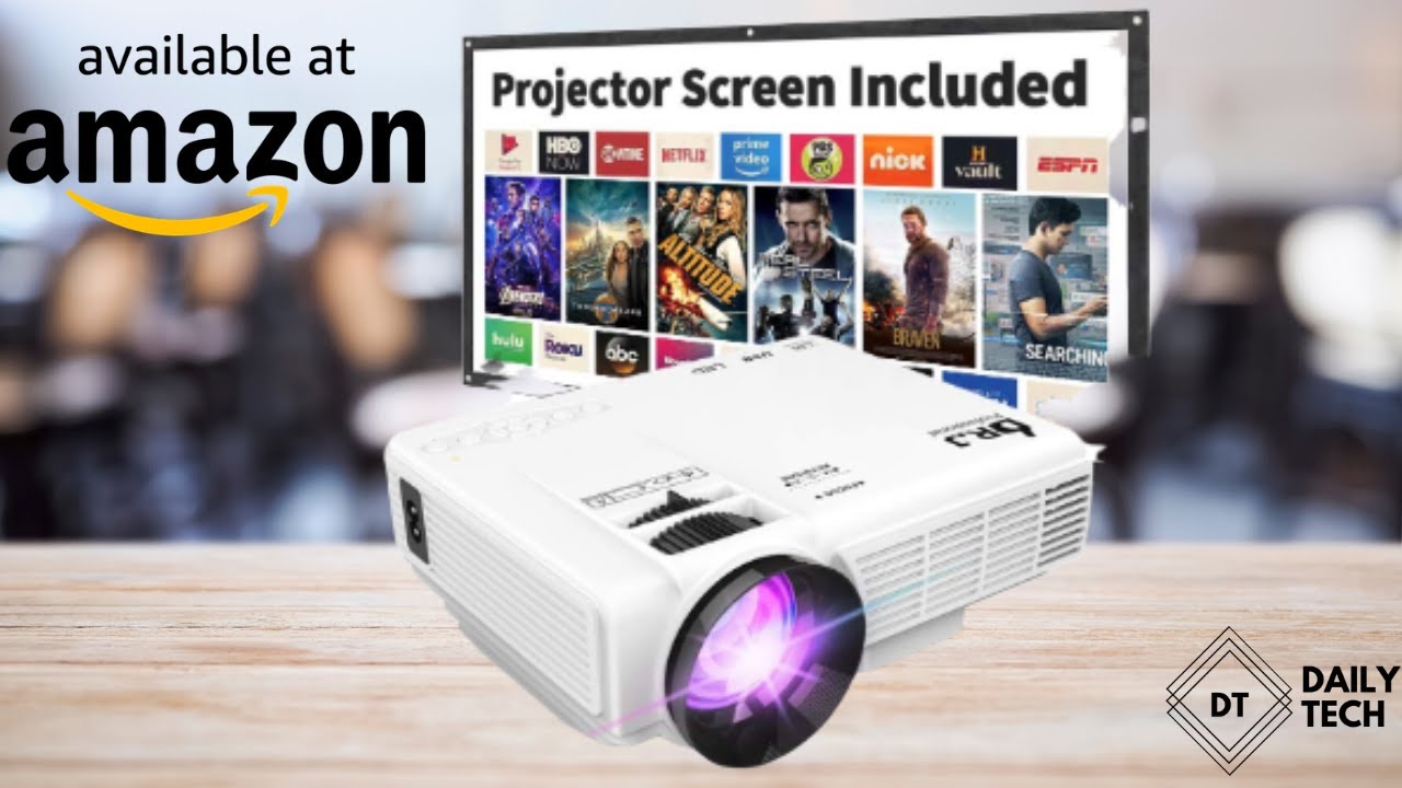 DR  J Professional HI-04 1080P Portable Projector