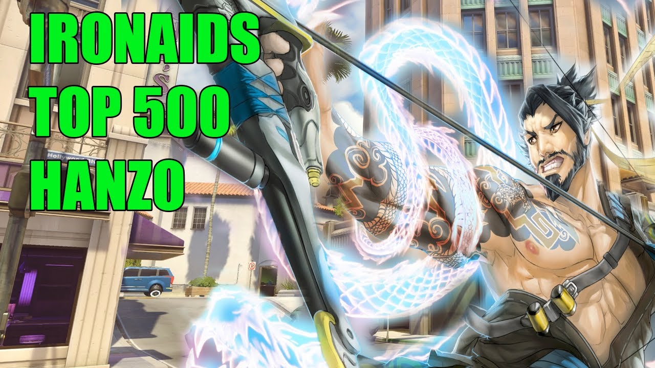 IRONAIDS TOP 500 HANZO GAMEPLAY - OVERWARCH SEASON 26