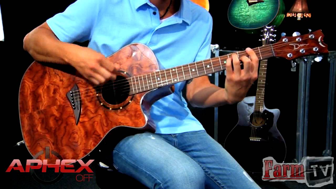 Dean Exotica Series Acoustic Electric Guitar with Aphex