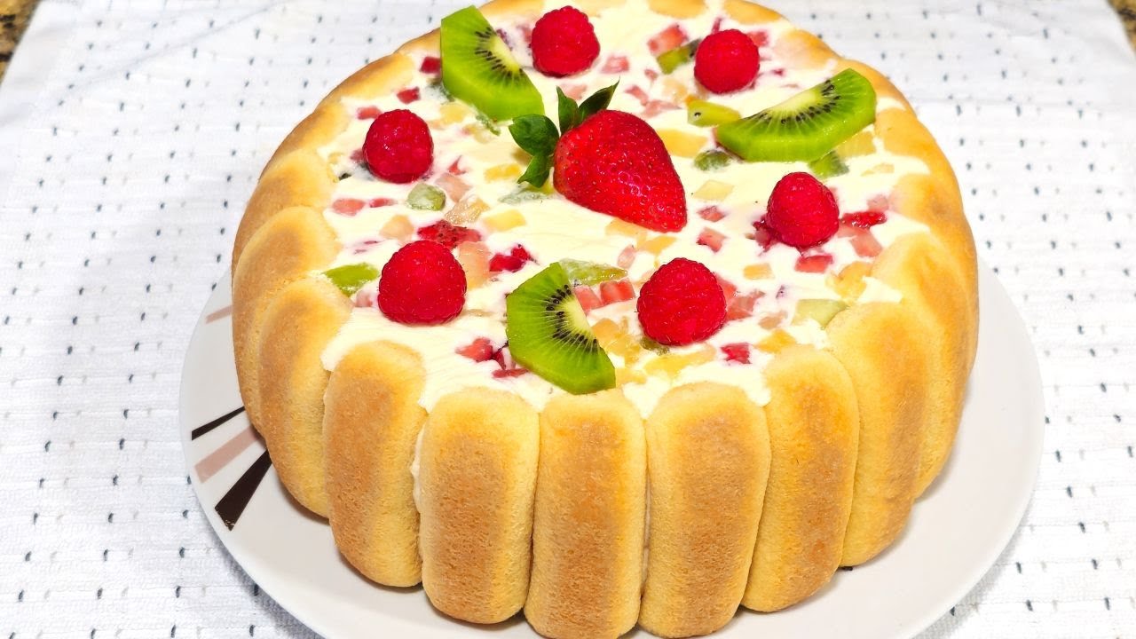 Вкусный дипломатический торт - приготовленный в кастрюле! Самый простой рецепт 🍰