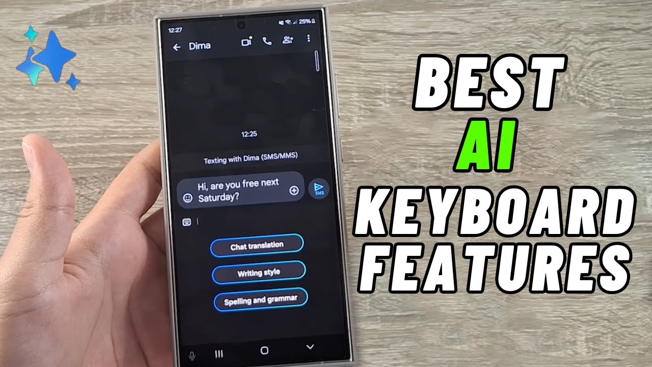 Лучшие функции клавиатуры с искусственным интеллектом | Samsung Galaxy S24 Ultra (2024)