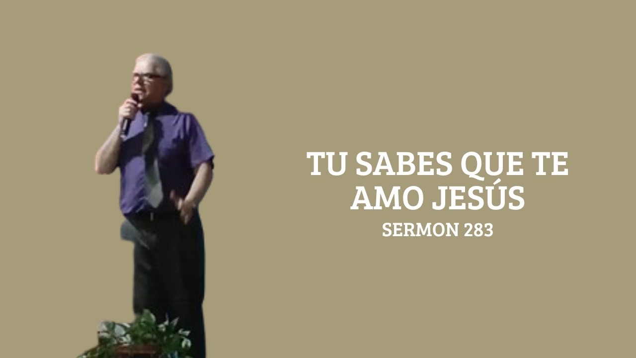 #SERMON 283 TU SABES QUE TE AMO JESÚS (pastor Gustavo J Benitez Jahaziel) 07-02-2026