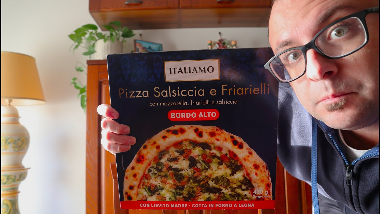 Ho provato la PIZZA ITALIAMO SALSICCIA E FRIARIELLI con BORDO ALTO