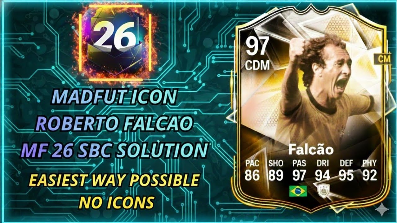 MADFUT ICON FALCAO SBC MADFUT 26 (БЕЗ ИКОНОК) (Самый простой способ) | Решения для SBC в Madfut 26