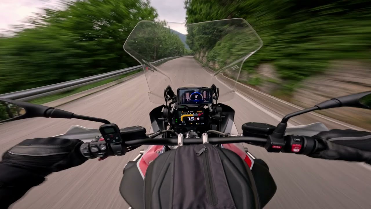 🇮🇹 BMW R1250GSA hard riding | RAW Sound | Akrapovic | POV GoPro 4k | INSANE RIDING | SNAKE