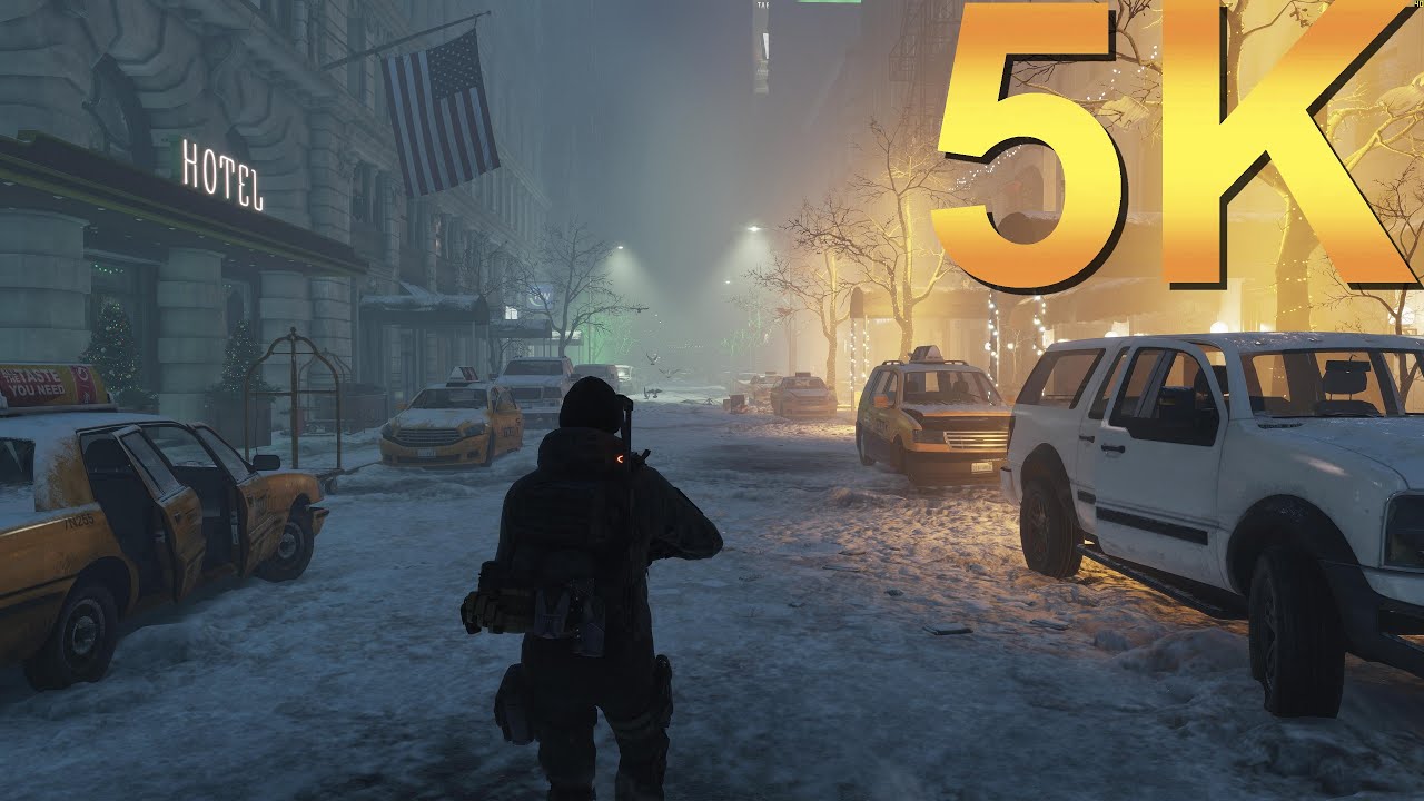 Tom Clancy's The Division 5K Maxed Out Gameplay Titan X Pascal SLI PC Gaming 4K | 5K | 8K and Beyond