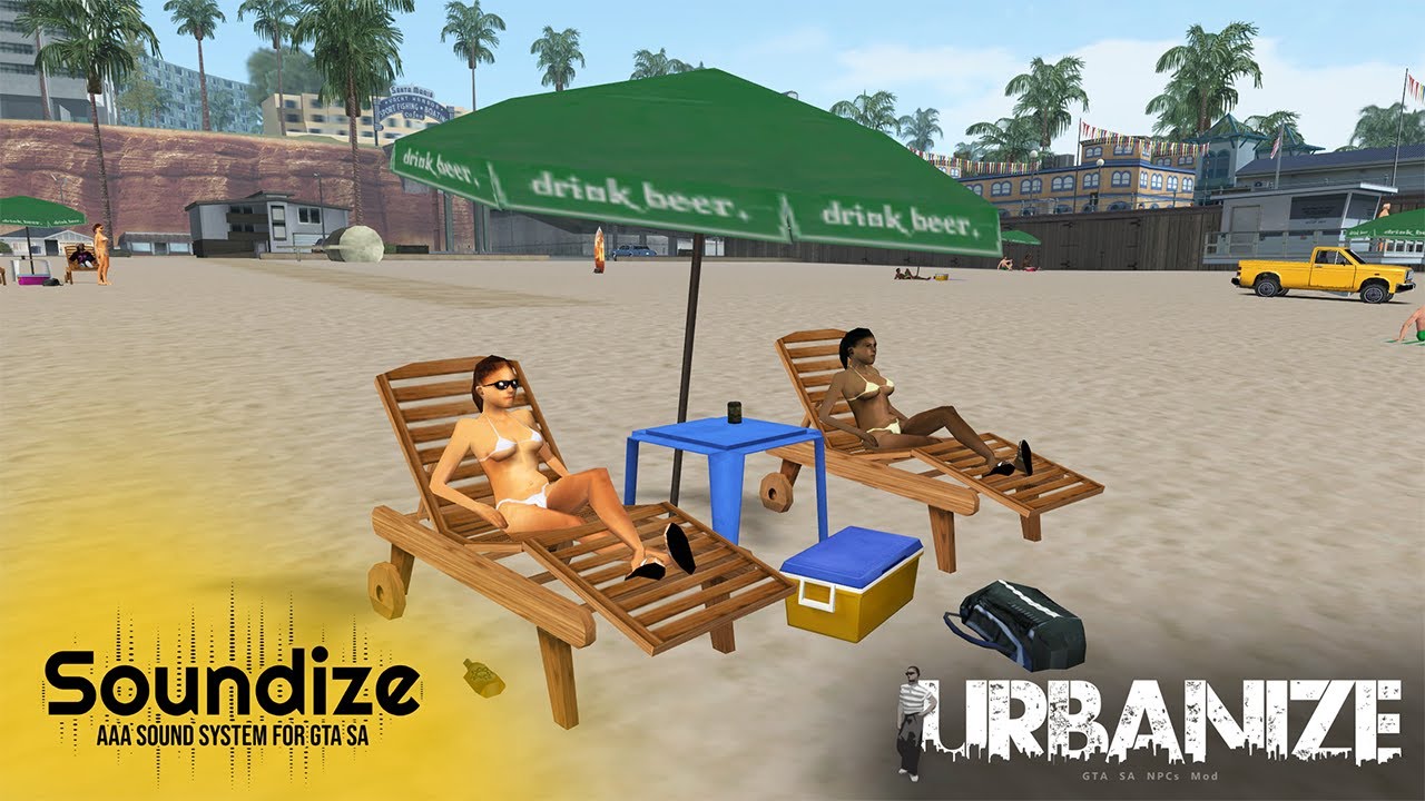 [GTA SA] Urbanize + Soundize 12-25 (praia) - o último