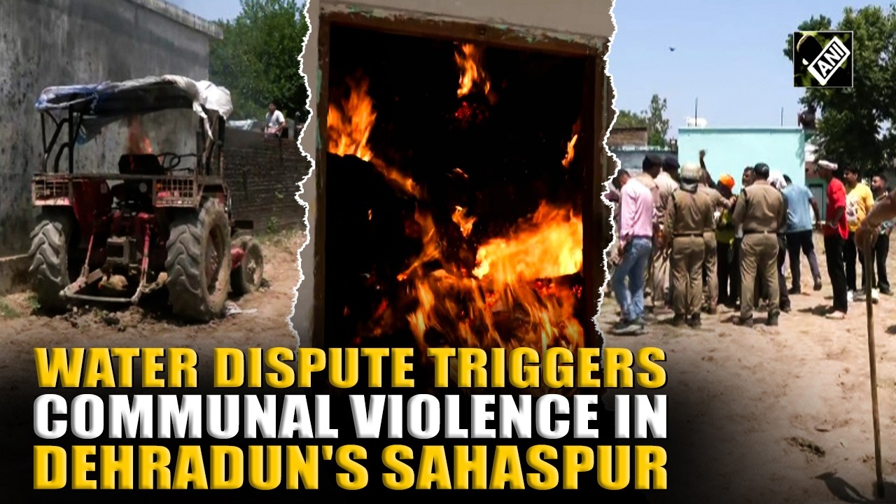 Big Breaking! Water dispute triggers communal violence in Dehradun's Sahaspur | Uttarakhand
