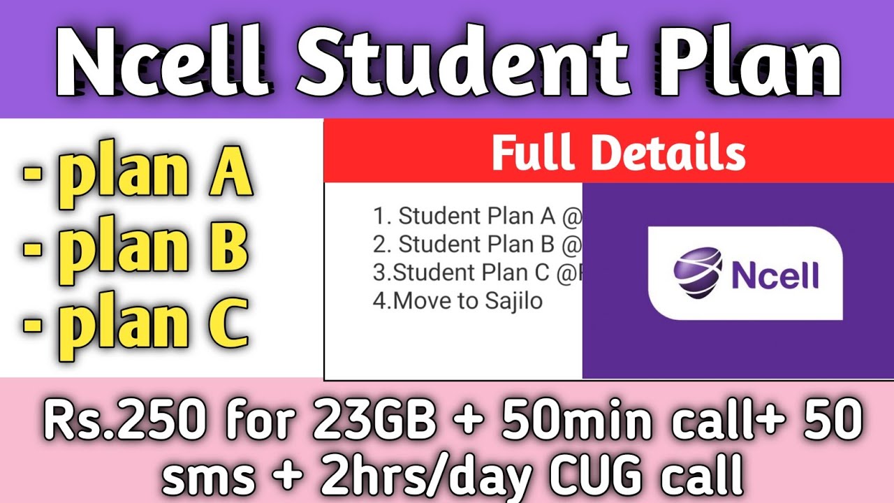 Ncell student plan full details | Ncell e-learning pack | sudan tech