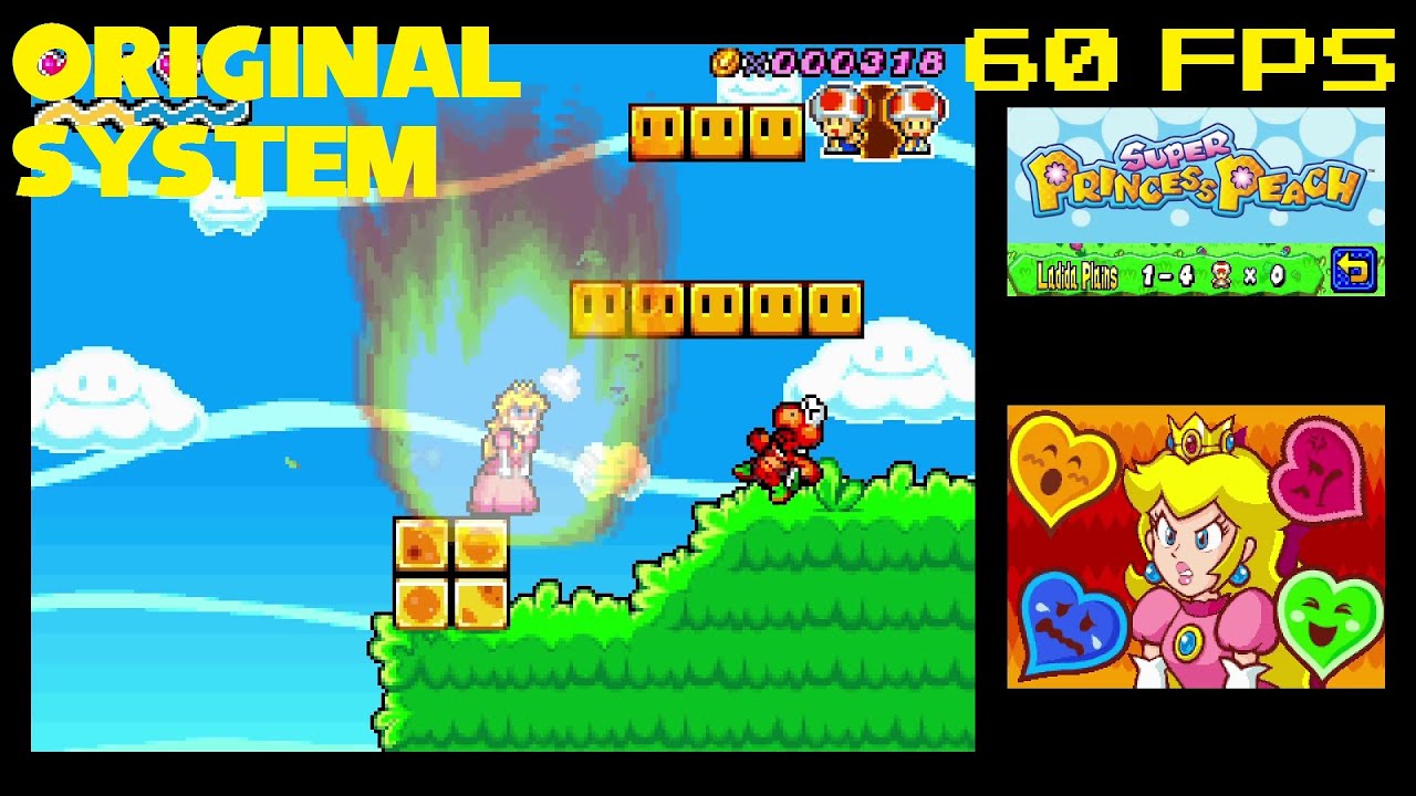 5. (Native 60 FPS DS) Ladida Plains 1-4 - Super Princess Peach