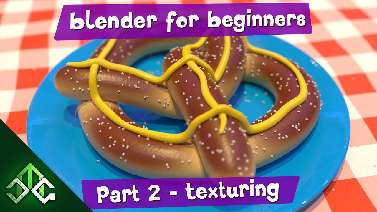 Making a 3D Pretzel - Part 2 - Blender for Beginners