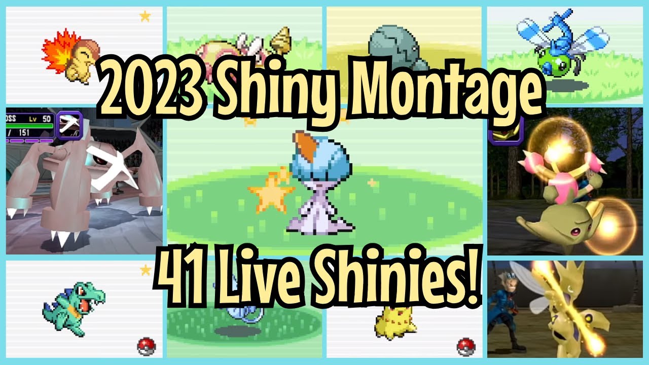 [Shiny Compilation 2023] 41 Live Shiny Pokemon Found Across Second and Third Gen!!!