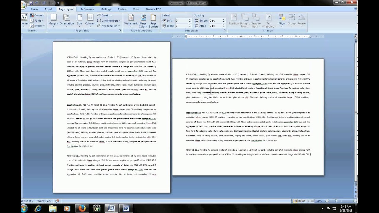 Microsoft word: how to make portrait & landscape in same doc