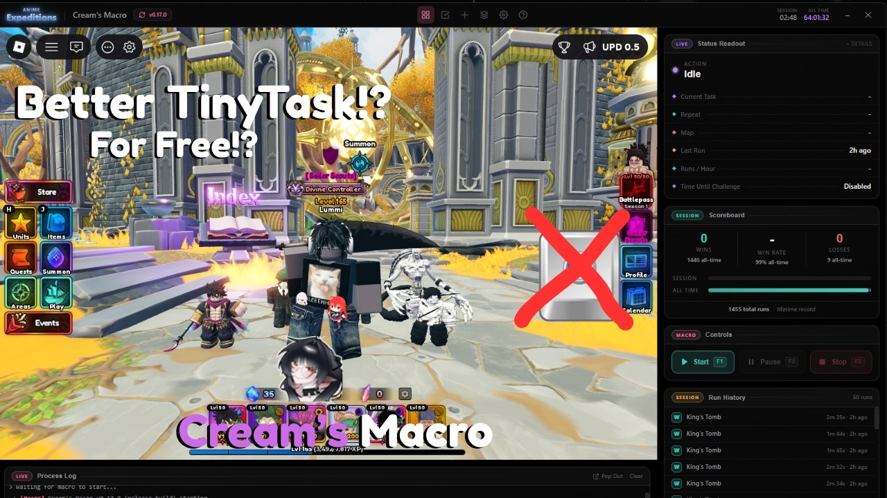 This IS better then TinyTask (cream's NEW record block)