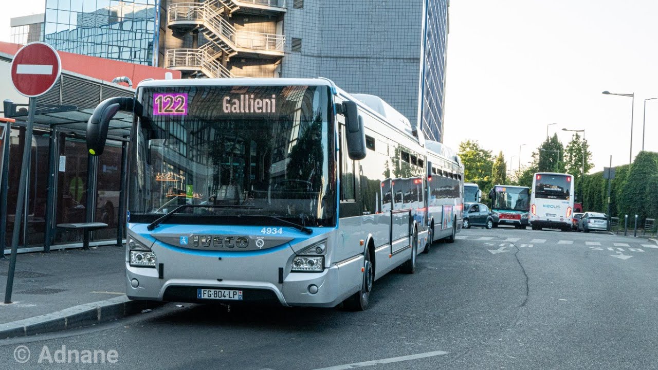 [Petite vidéo] Ligne de bus RATP 122 | Urbanway 12 Hybride N°4934