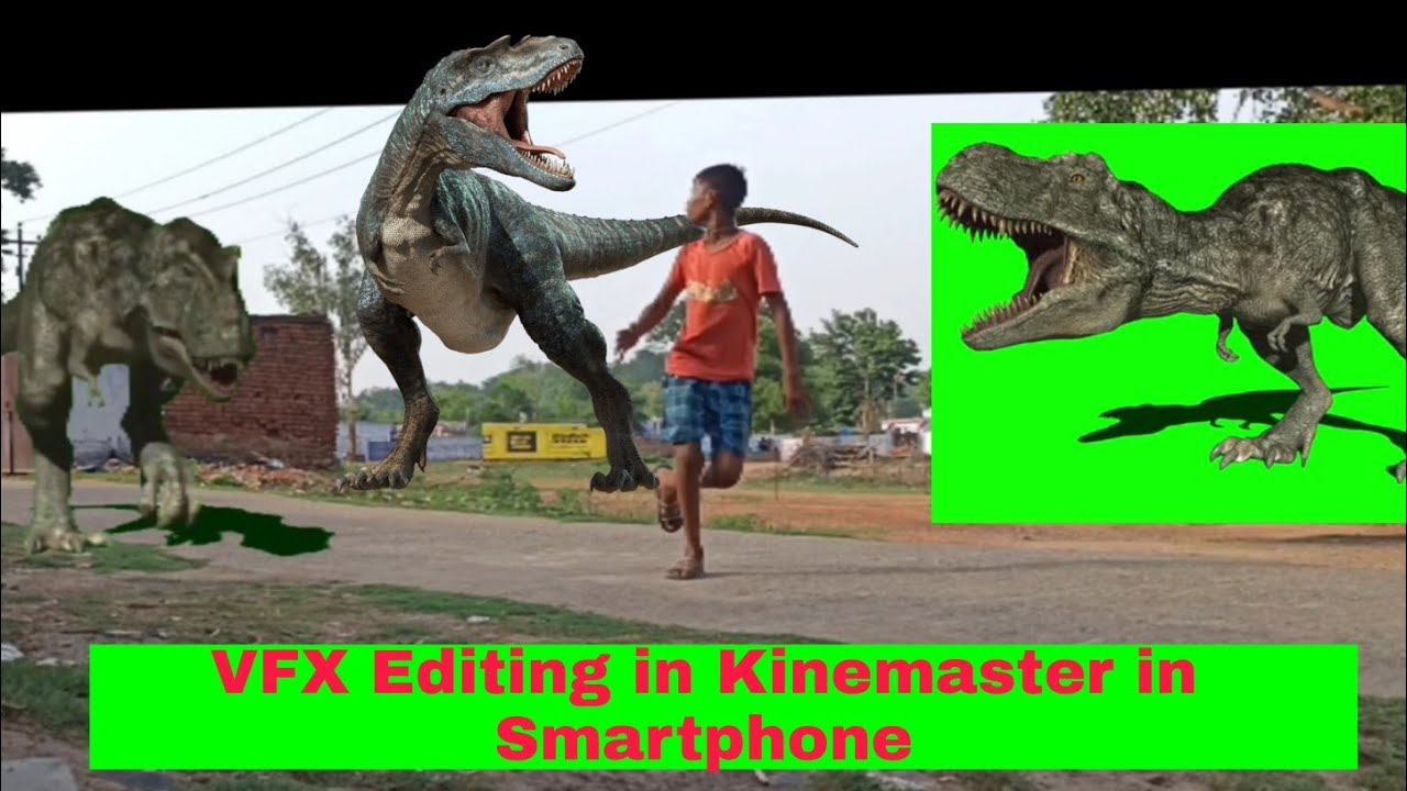 VFX editing in kinemaster in smartphone like Jurassic world and other Hollywood movies LEARN Hindi