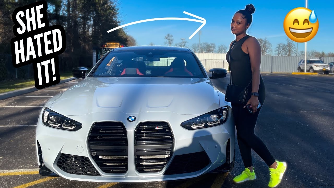 HER FIRST TIME IN A FAST CAR! 2022 BMW M4 COMPETITION | G82
