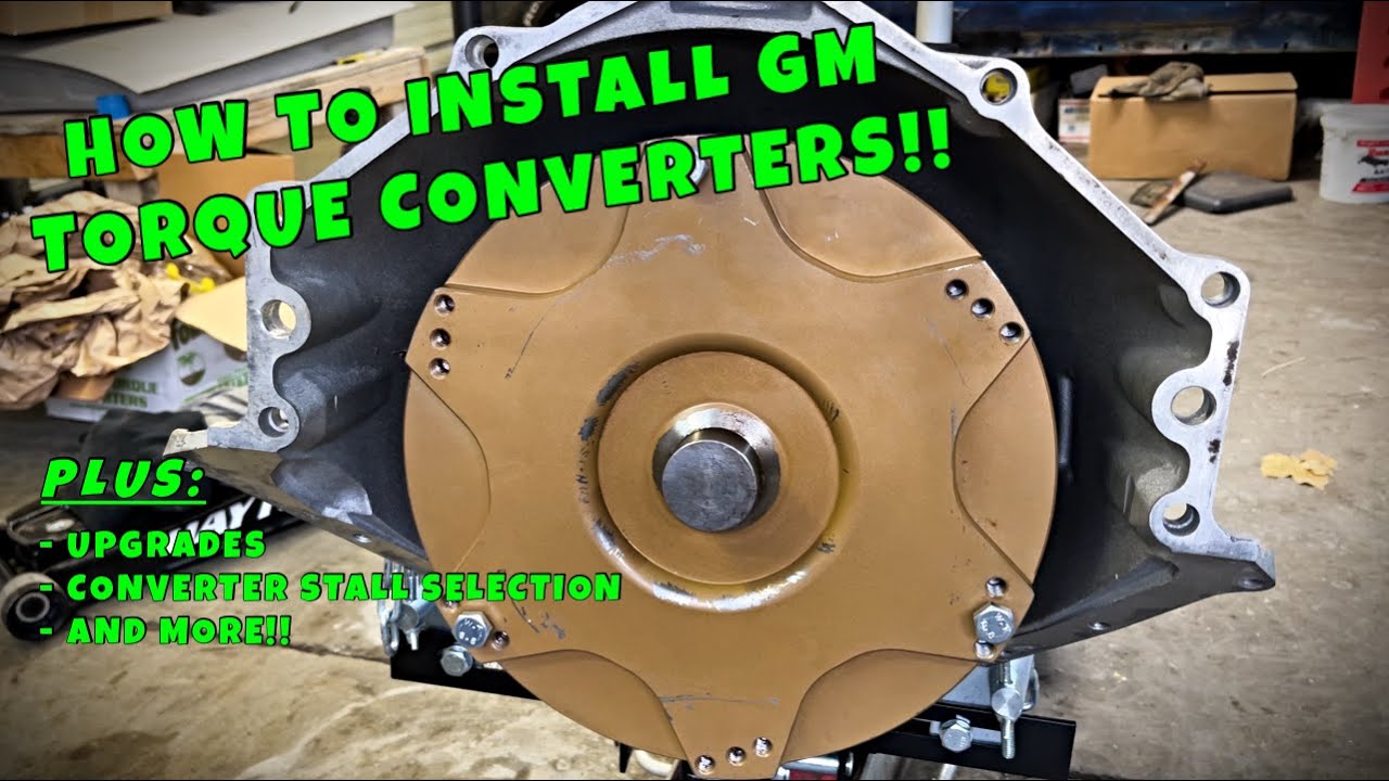 КАК УСТАНОВИТЬ ГИДРОТРАНСФОРМАТОРЫ GM!!