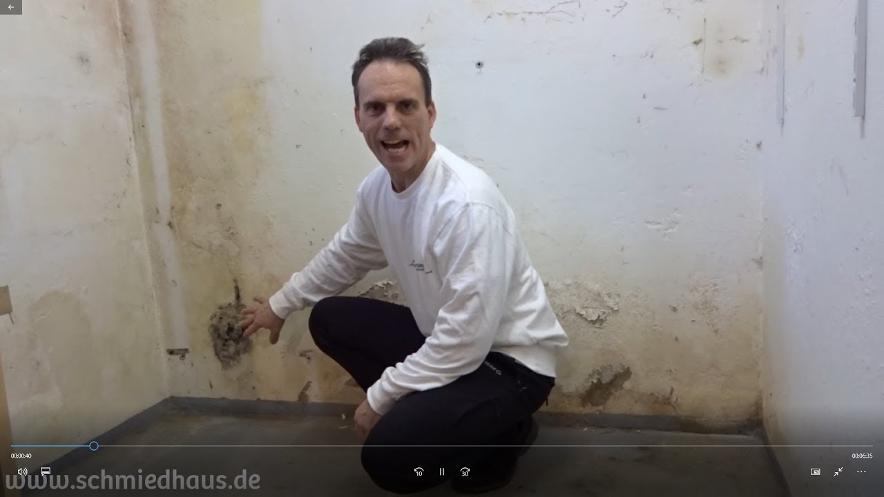 Schimmel an der Wand dauerhaft entfernen