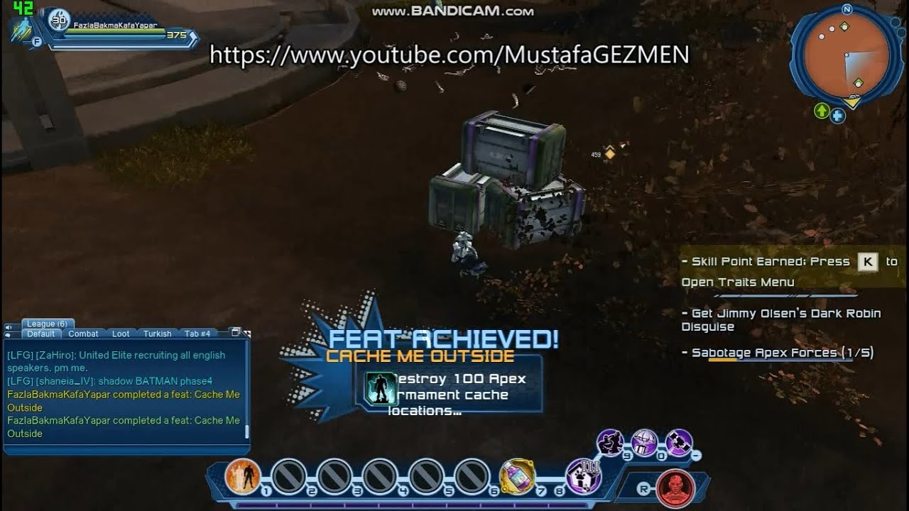 Dc Universe Online FazlaBakmaKafaYapar Cache Me Outside Feat with Dark Robin 25 Feats And Title