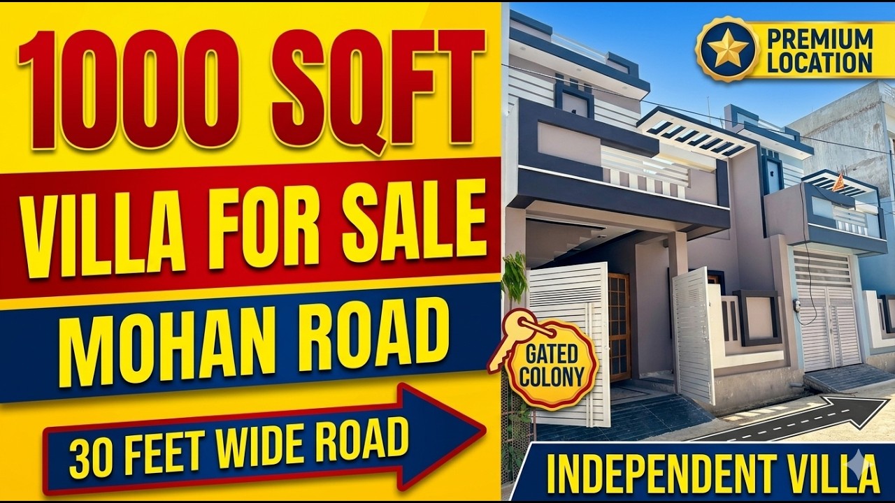 1000 Sqft लाज़वाब घर | House for Sale in Lucknow | Full Property Tour near kakori mod