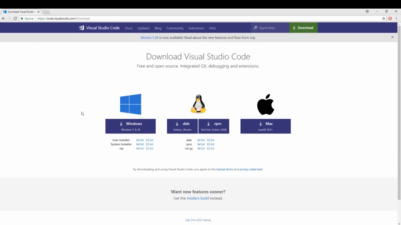 Visual Studio Code Setup Tutorial 2018