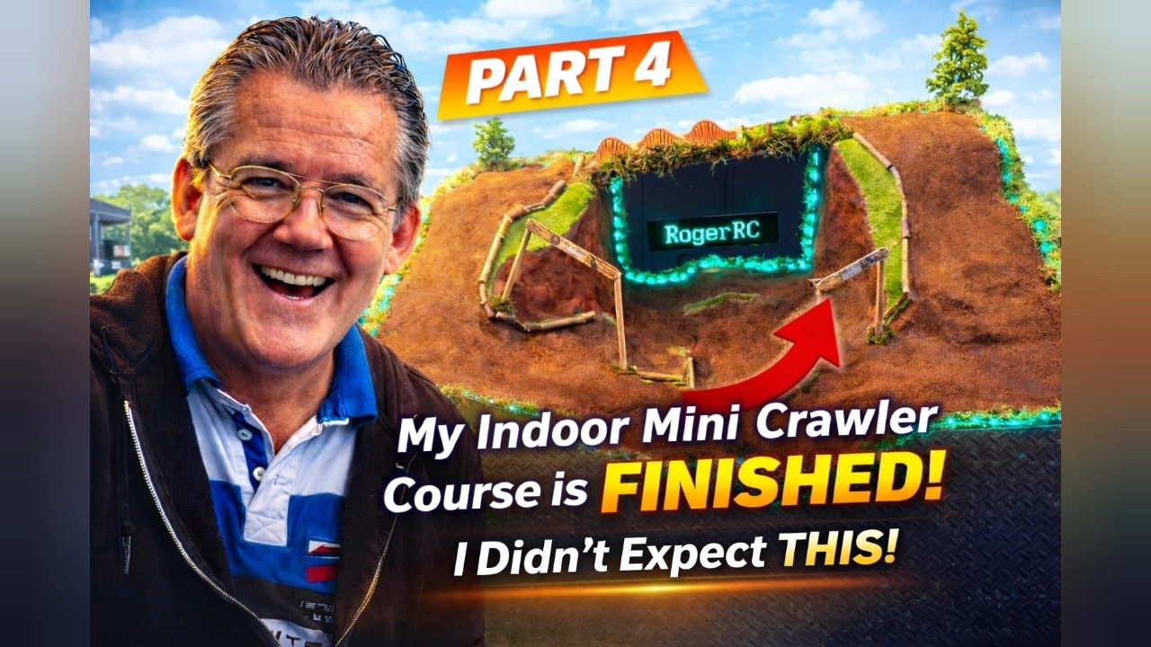 My Indoor Mini Crawler Course Is Finished... I didn't Expect This... Part 4   #crawler