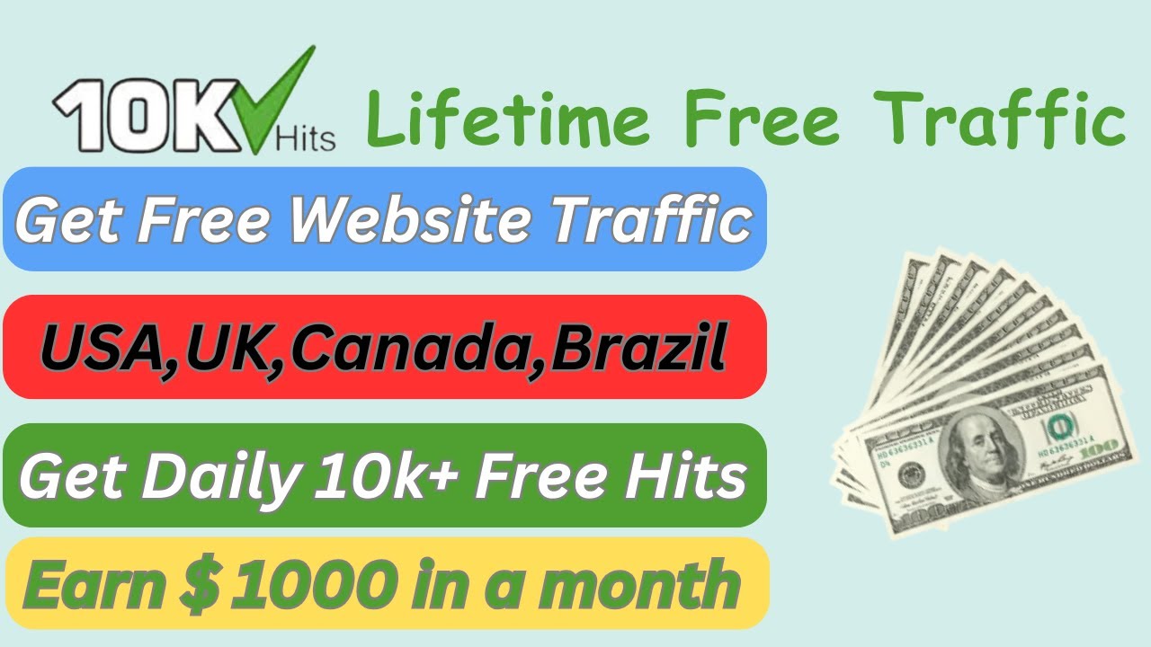 10KHits Review and Tips | to Increase | Your Website Visitors Free