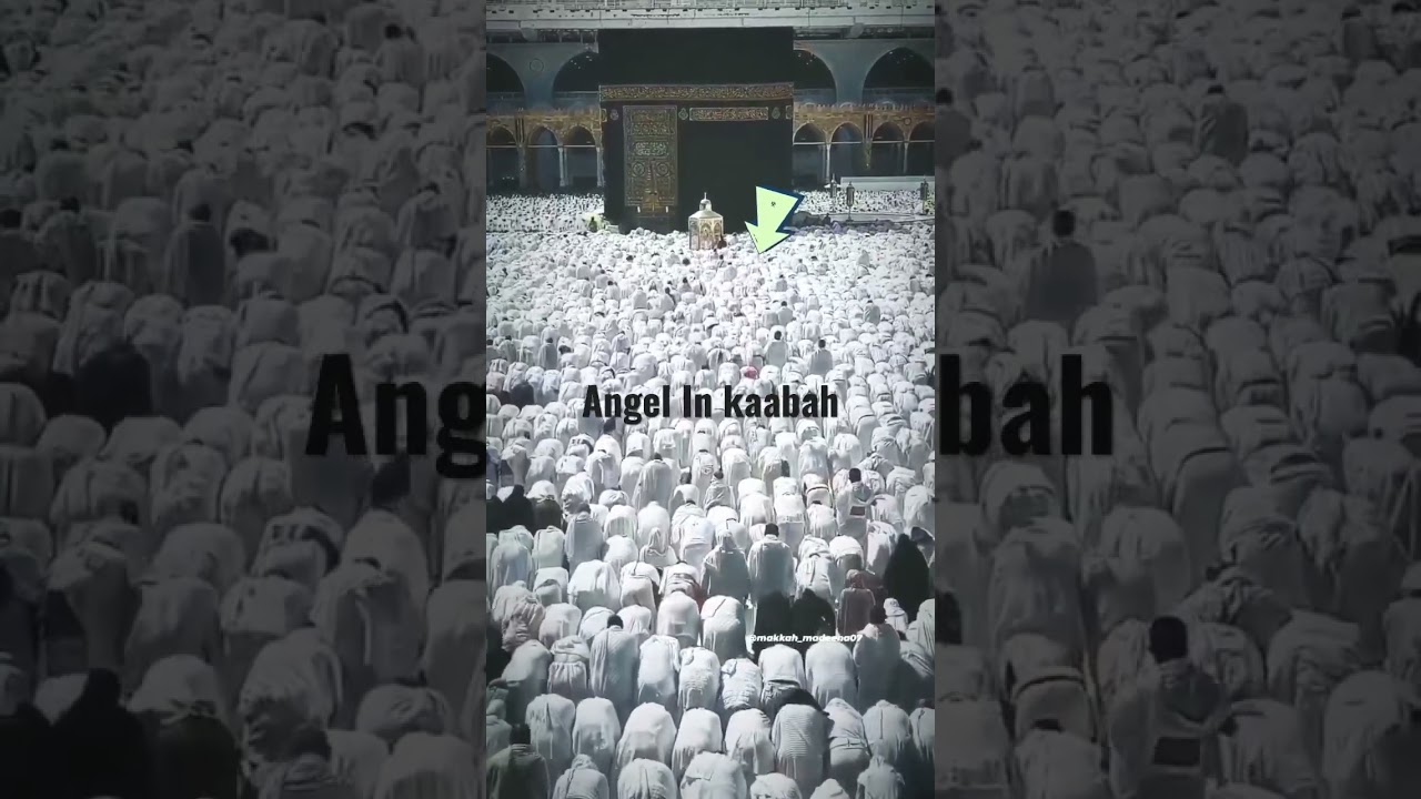 Angel in kaaba ⚪️🌺 #tips #subscribe #alibaba313 #views #trending #nature #shortvideo #foryou 🌺