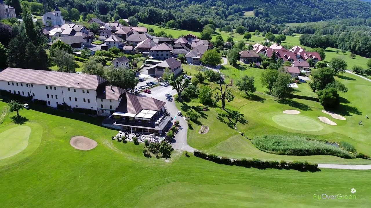 Golf des Alpes Lac d'Annecy - drone aerial video - Overview HD