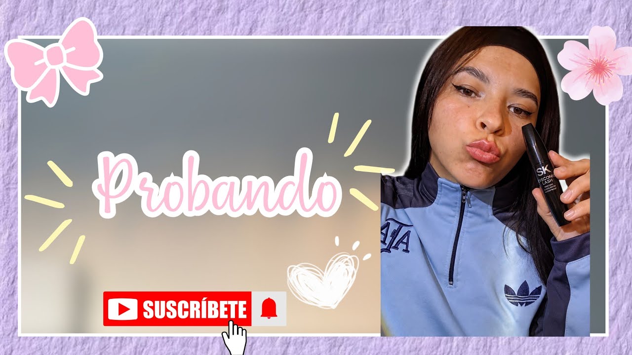 Probando mascara de pestañas1👀🎀