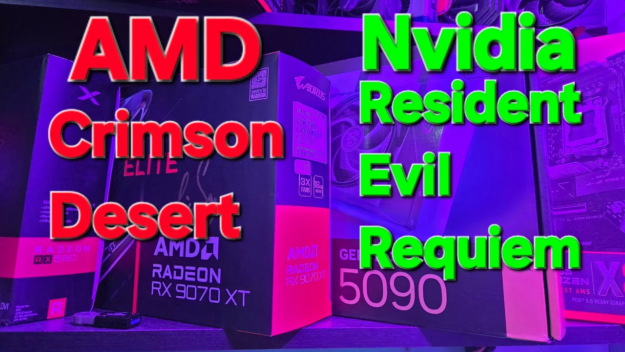 This Just Got Real AMD Crimson Desert Vs Nvidia Resident Evil Requiem FREE GAMES WITH GPU PURCHASE!