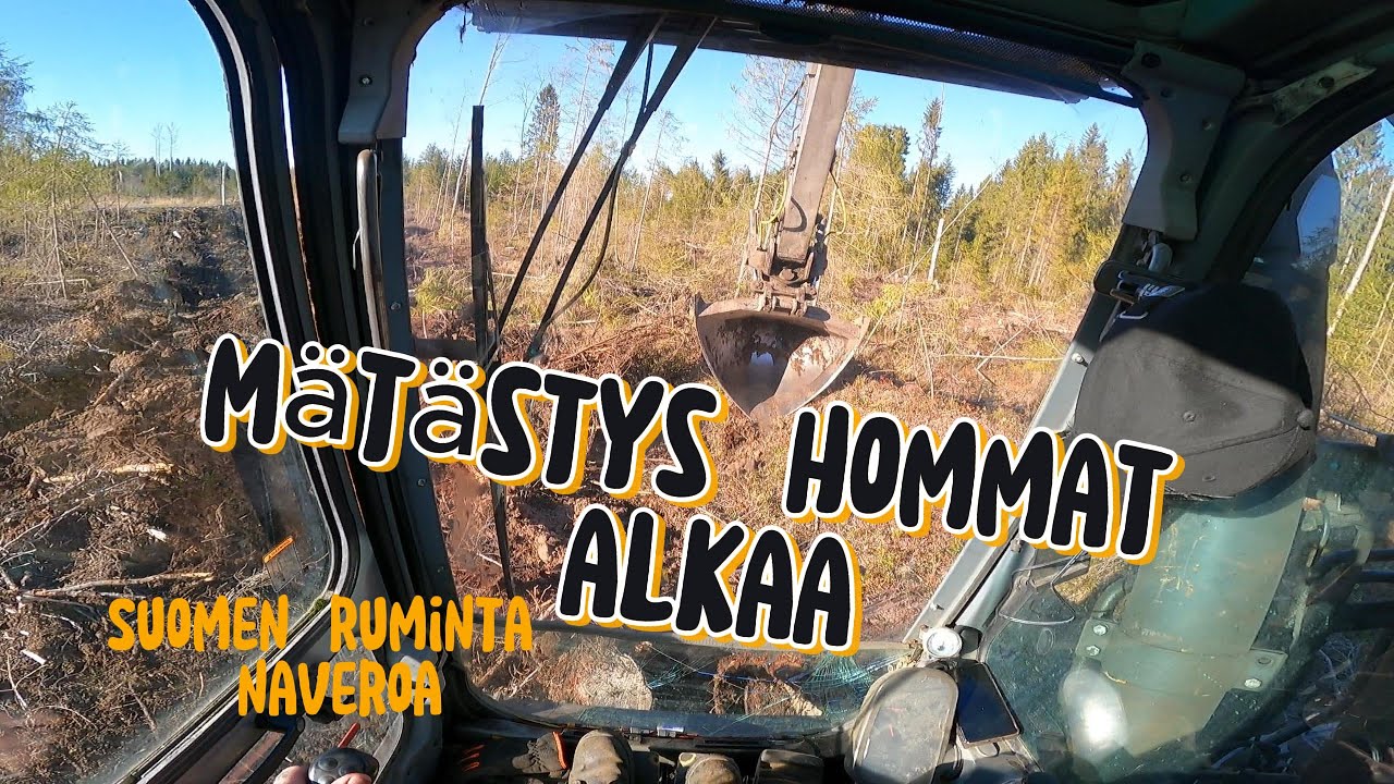 Mätästys hommat alkaa | Volvo 210blc 