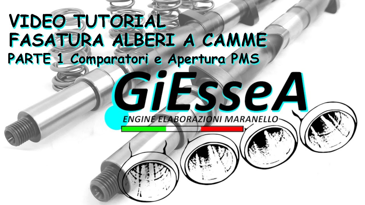 Fasatura Alberi a Camme Speciali Parte 1 Comparatori e Apertura PMS Elaborazione Motore Alfa Romeo