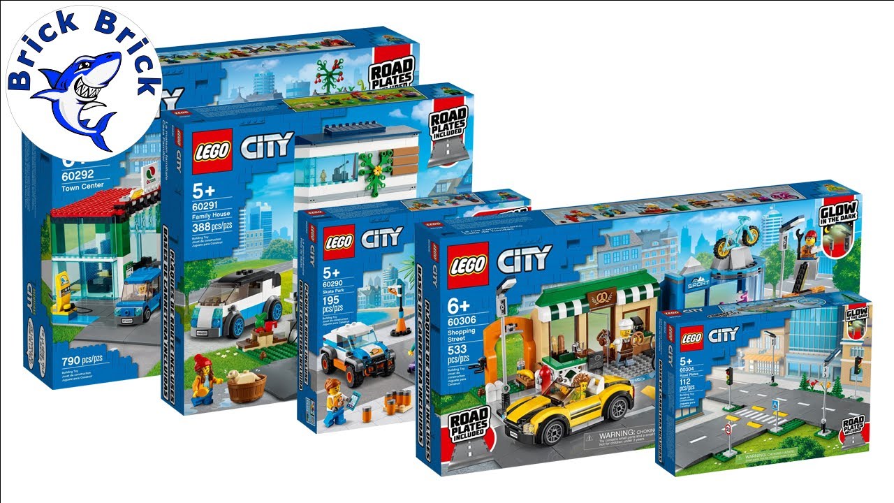 LEGO City Compilation Road Plates 2021 - Speed Build Review